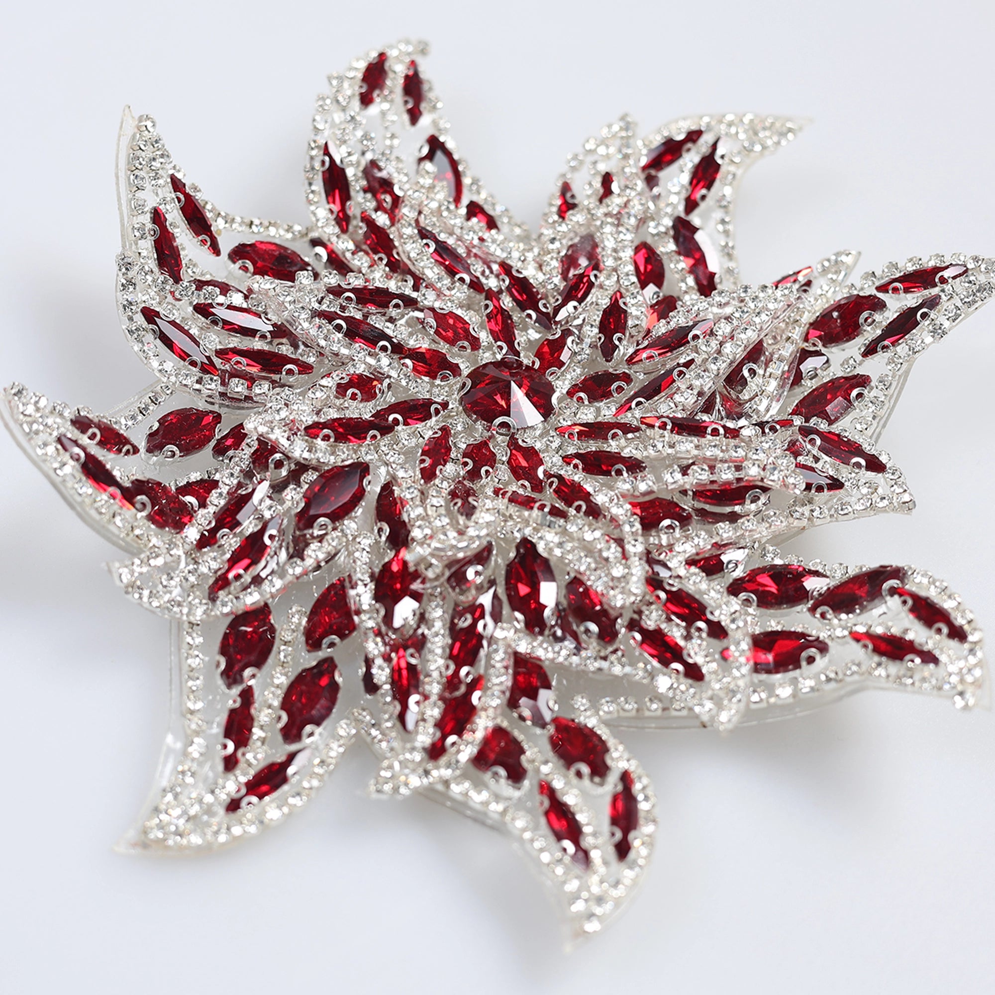 Floare Decorativa Aplicabila cu Strasuri\Cristale 15 cm - Ahura