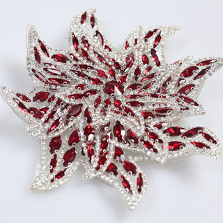 Floare Decorativa Aplicabila cu Strasuri\Cristale 15 cm - Ahura