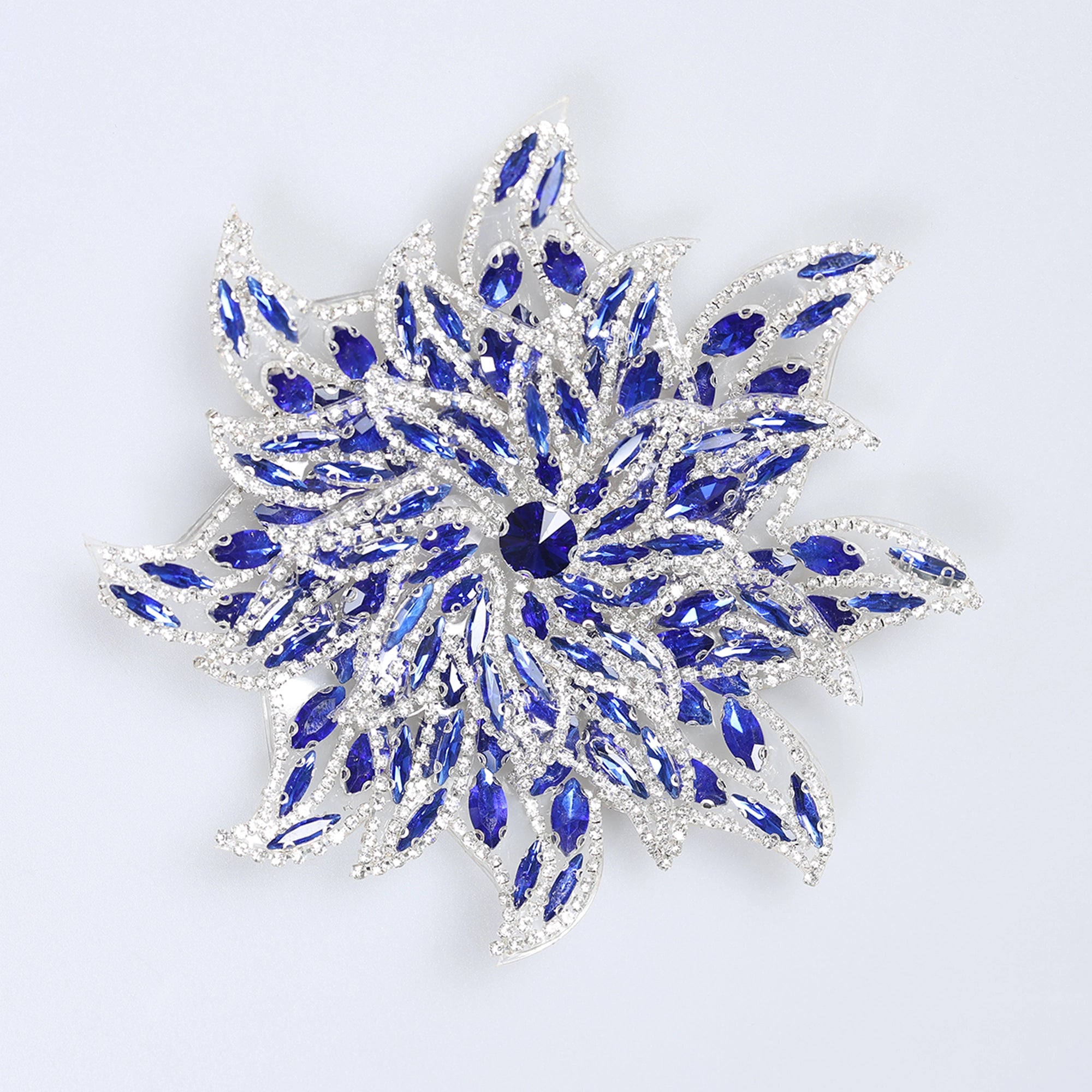 Floare Decorativa Aplicabila cu Strasuri\Cristale 15 cm - Ahura