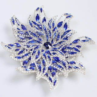 Floare Decorativa Aplicabila cu Strasuri\Cristale 15 cm - Ahura