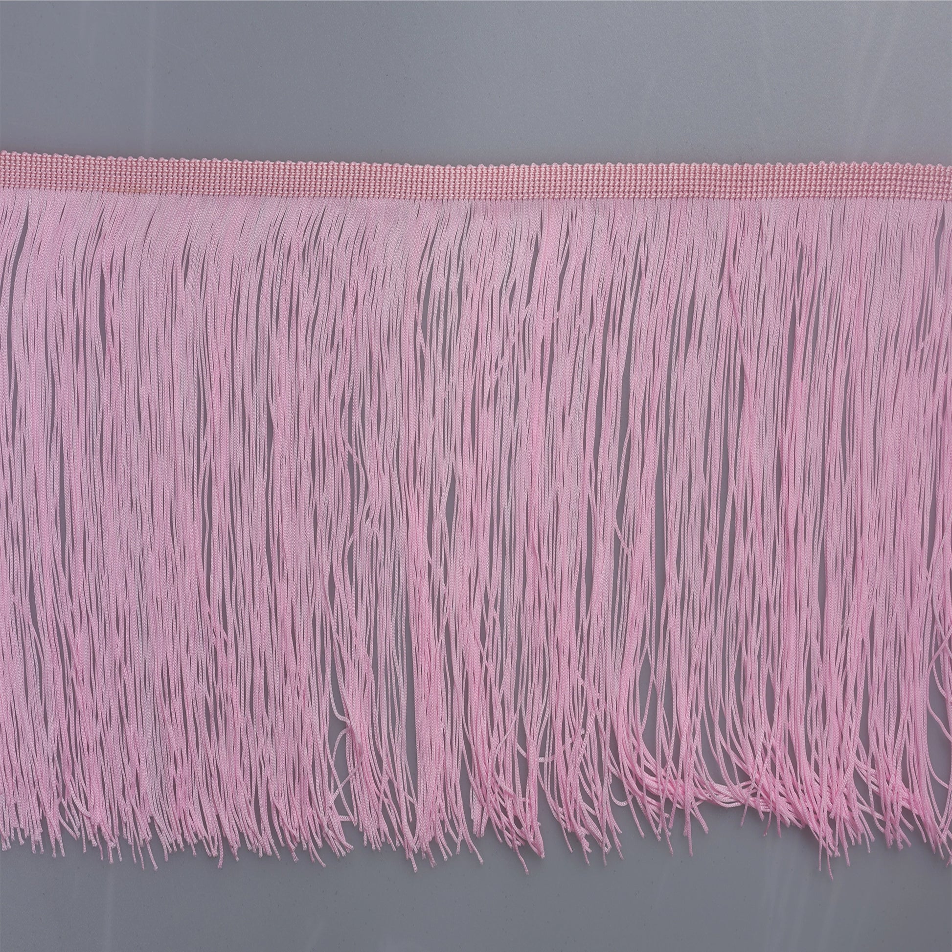 Franjuri decorativi 20 cm Roz Pudra – rolă 10 m