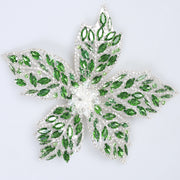 Floare Decorativă cu Cristale – 18 cm