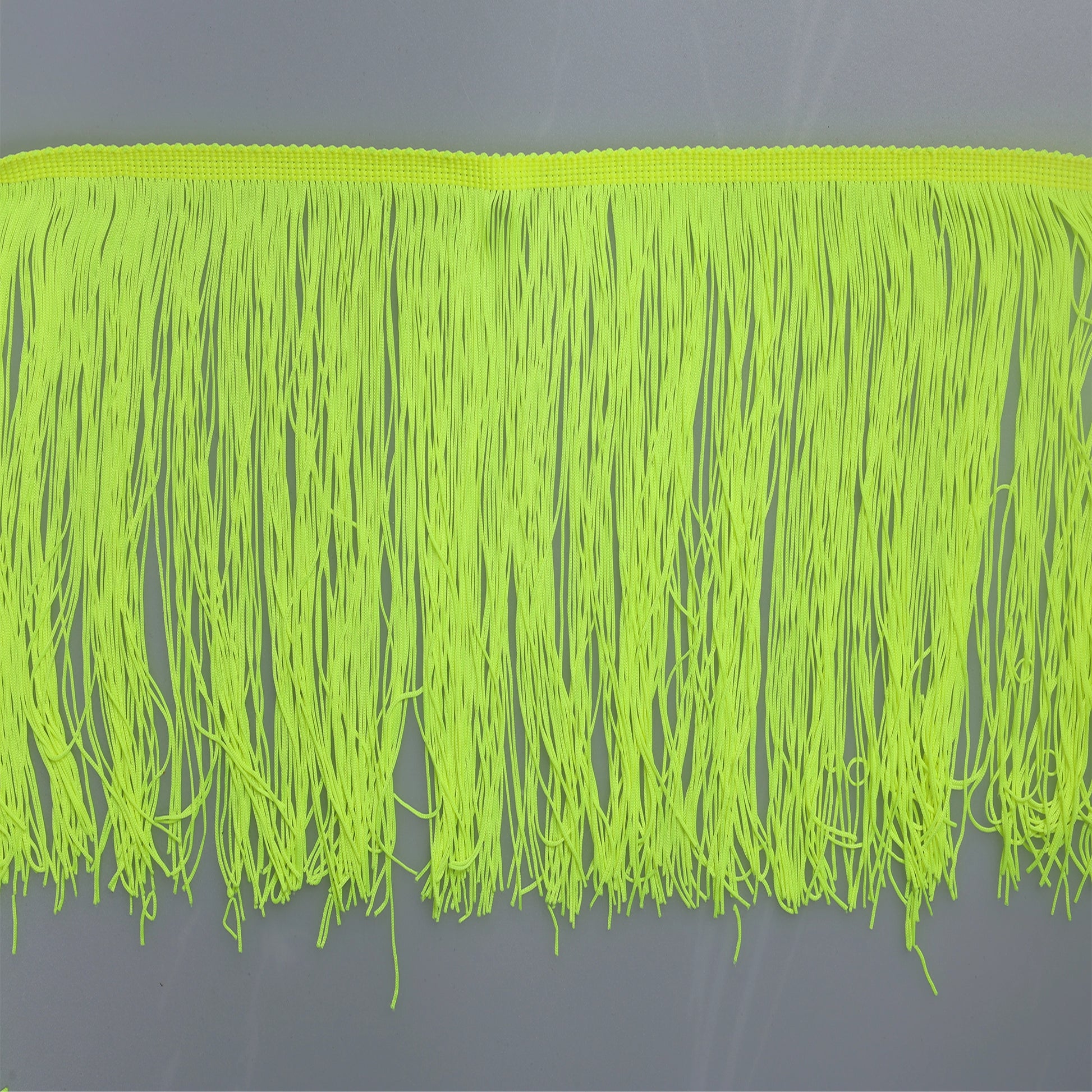 Franjuri decorativi 20 cm Verde Lime Neon – rolă 10 m