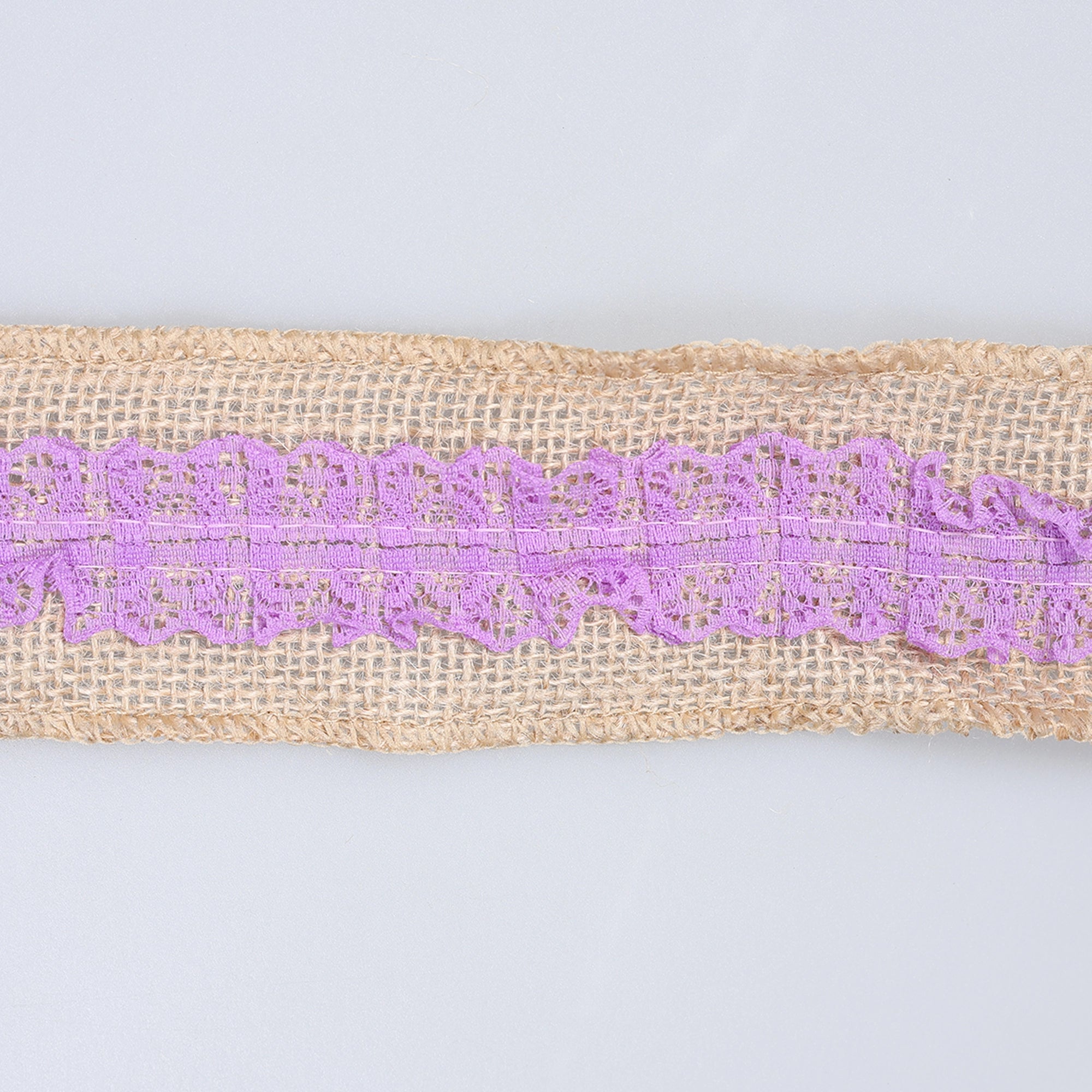 Banda din Iuta cu Dantela 6cm Rola 4.5m M1 - Ahura