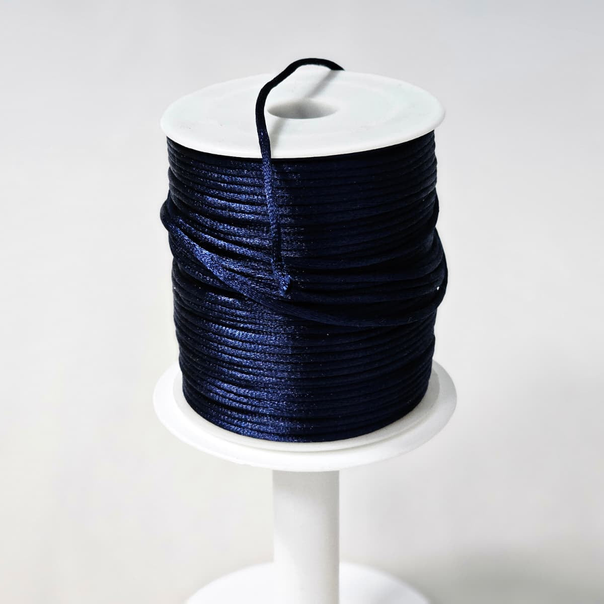 Snur Satinat Bleumarin