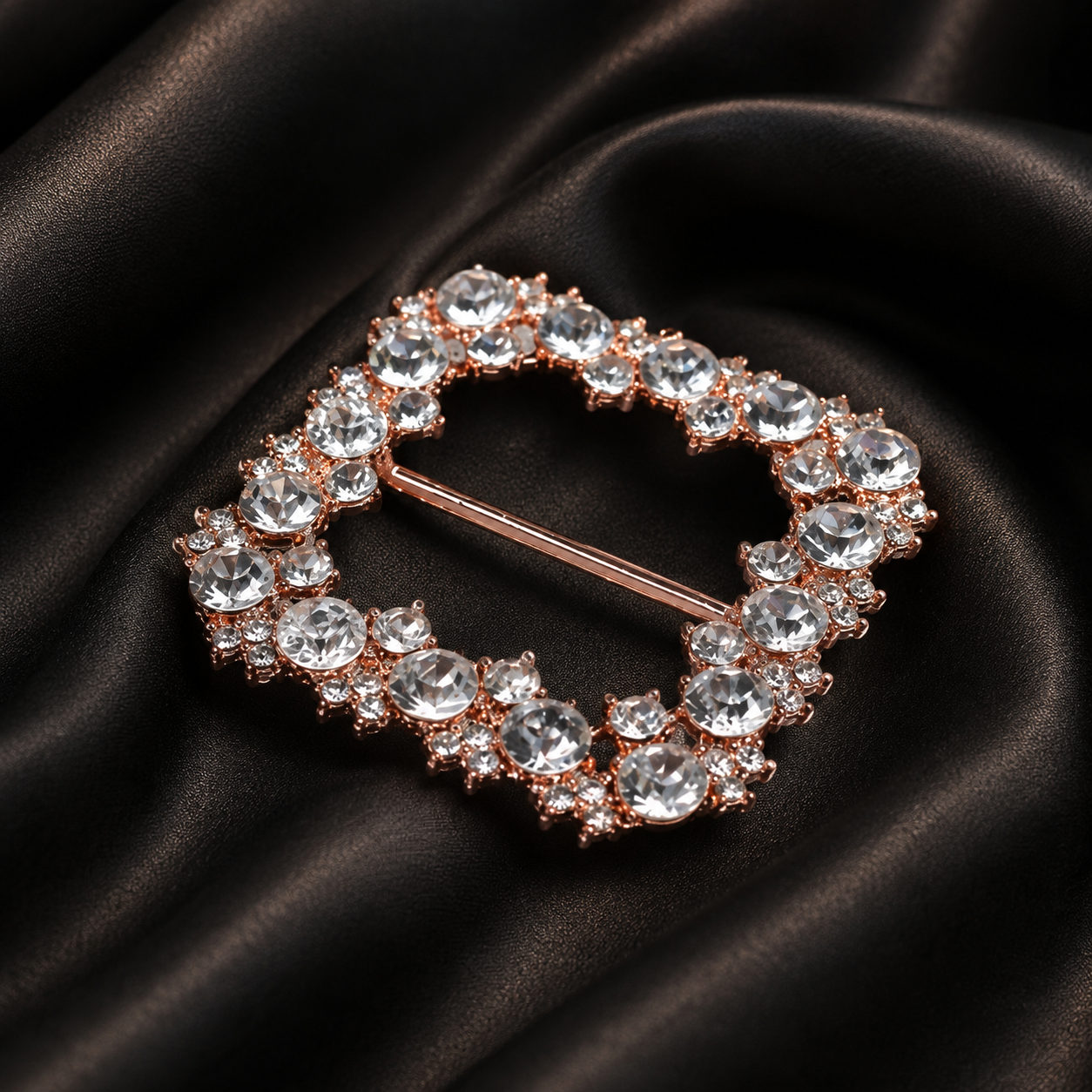Cataramă Pătrată Clasic Rose gold
