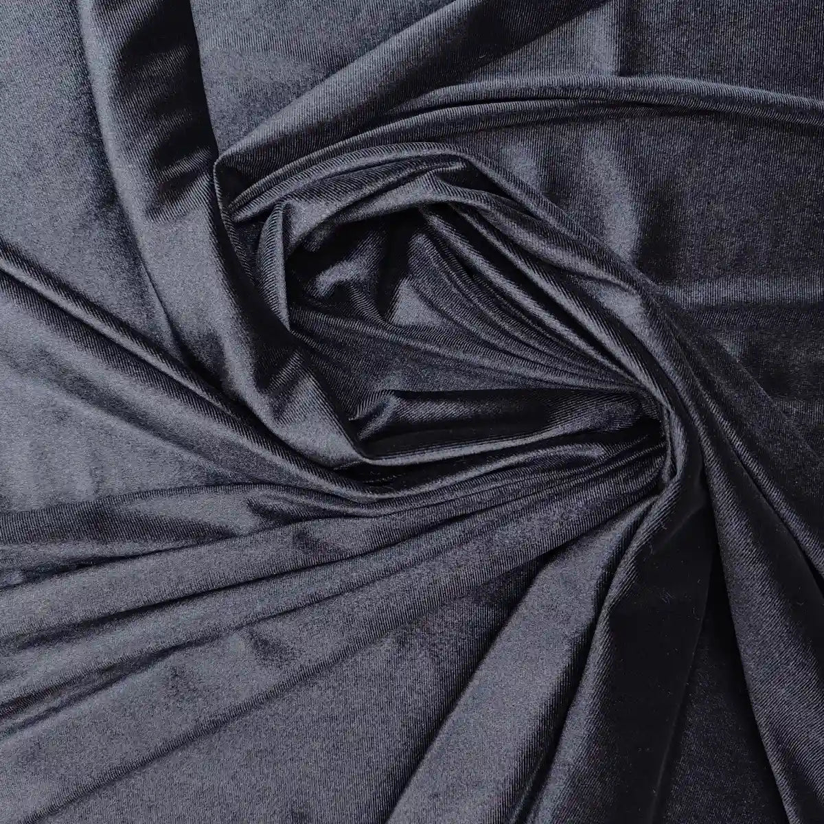 Catifea elastică – Negru intens - Ahura