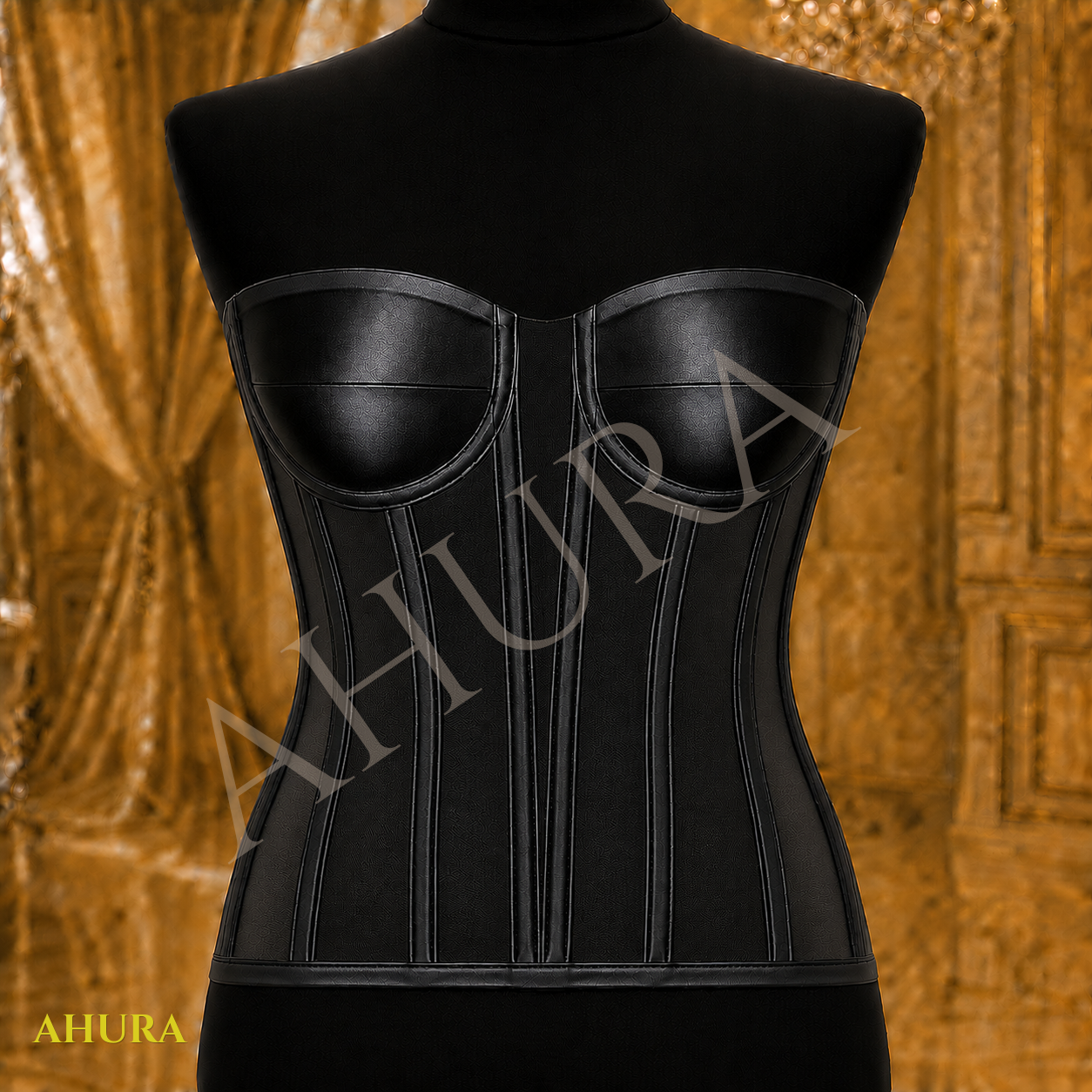 Corset Modelator Lung Negru