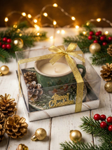 Lumânare în Cănuță Ceramică cu Ambalaj Festiv