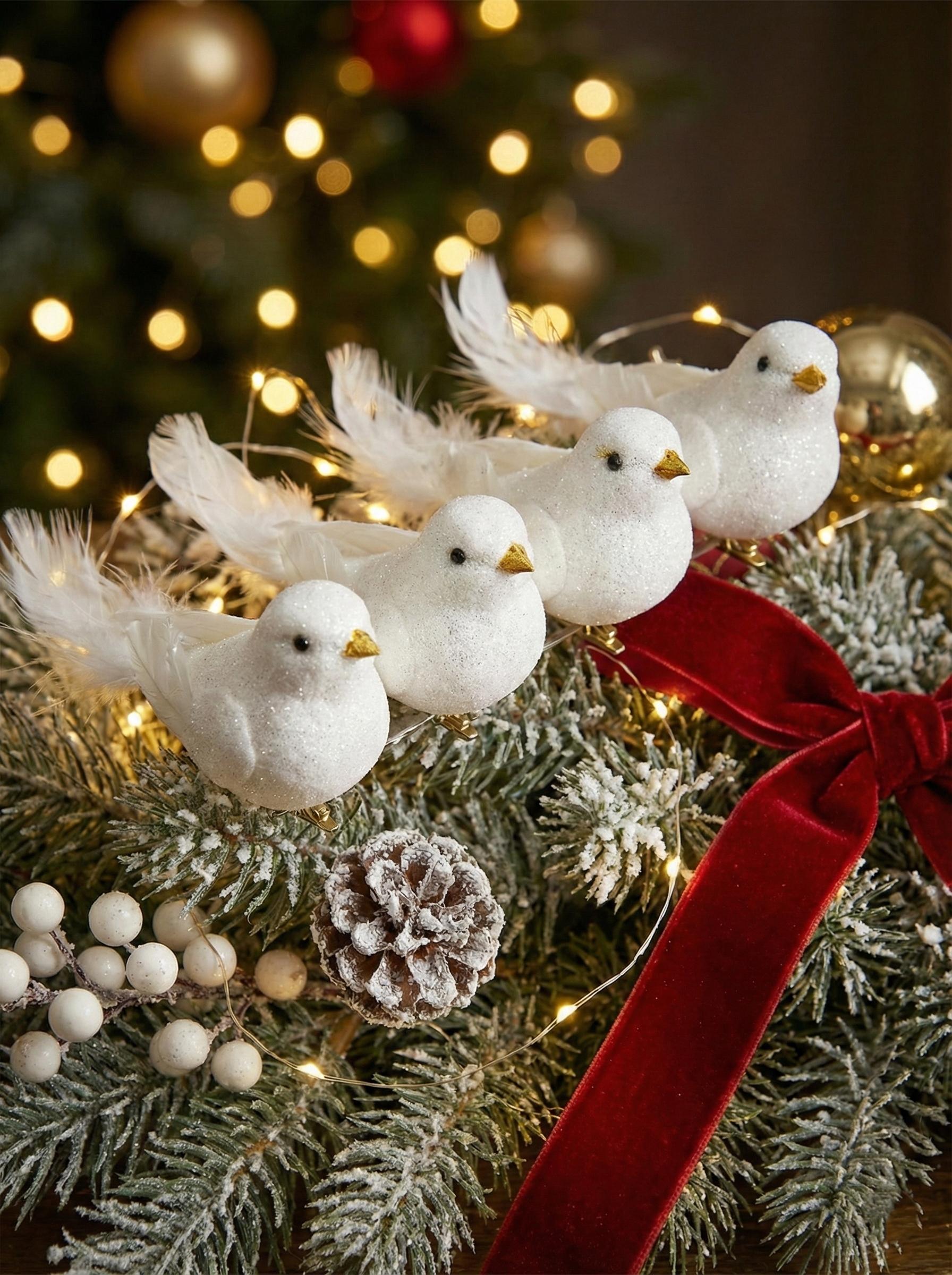 Set 4 Turturele Decorative