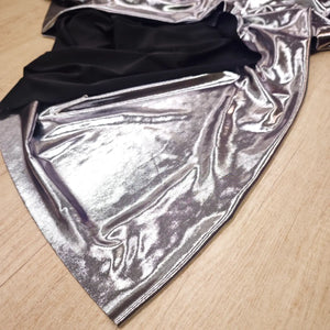 Lycra peliculizată – Gri metalizat - Ahura