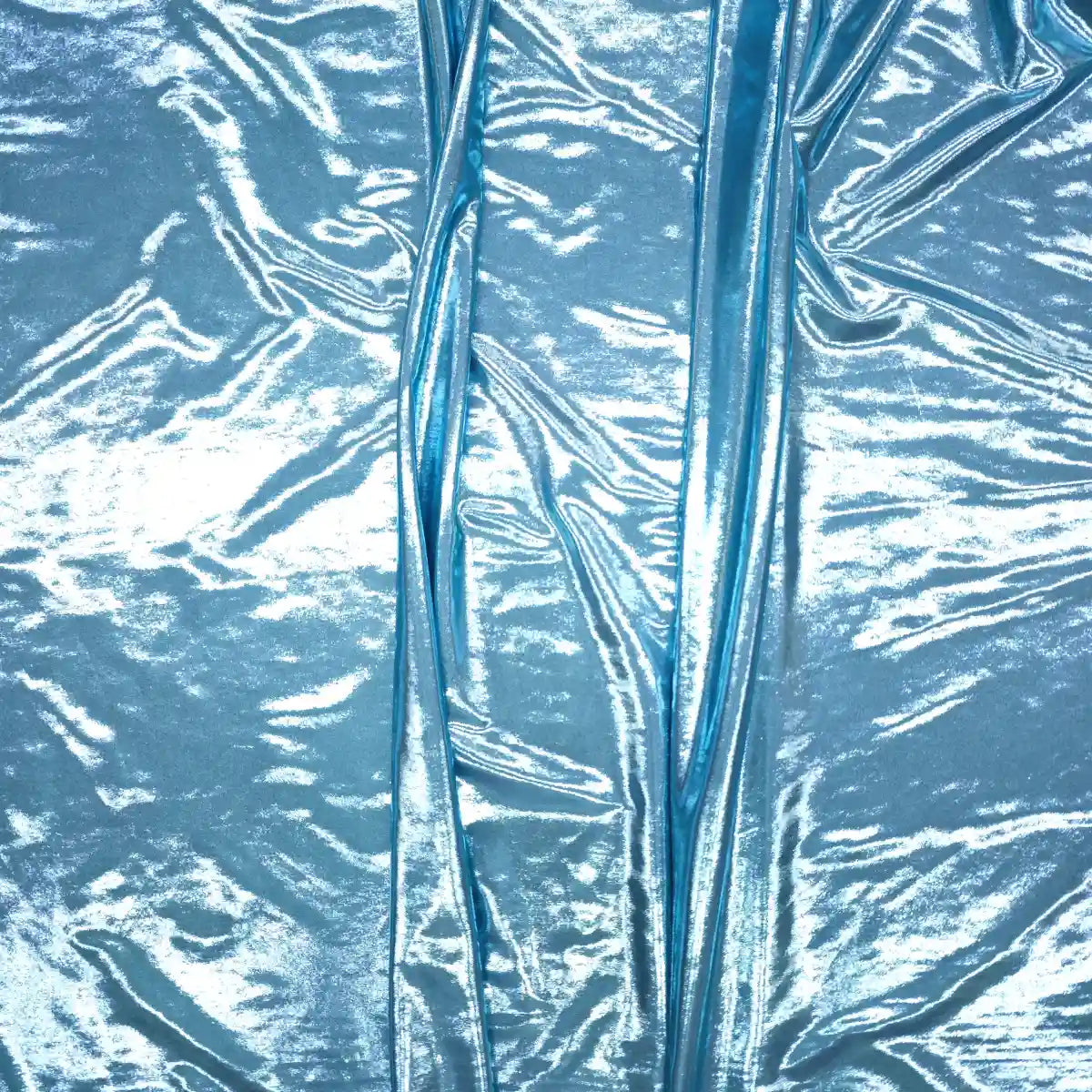 Lycra Peliculizata - Turcoaz metalizat - Ahura