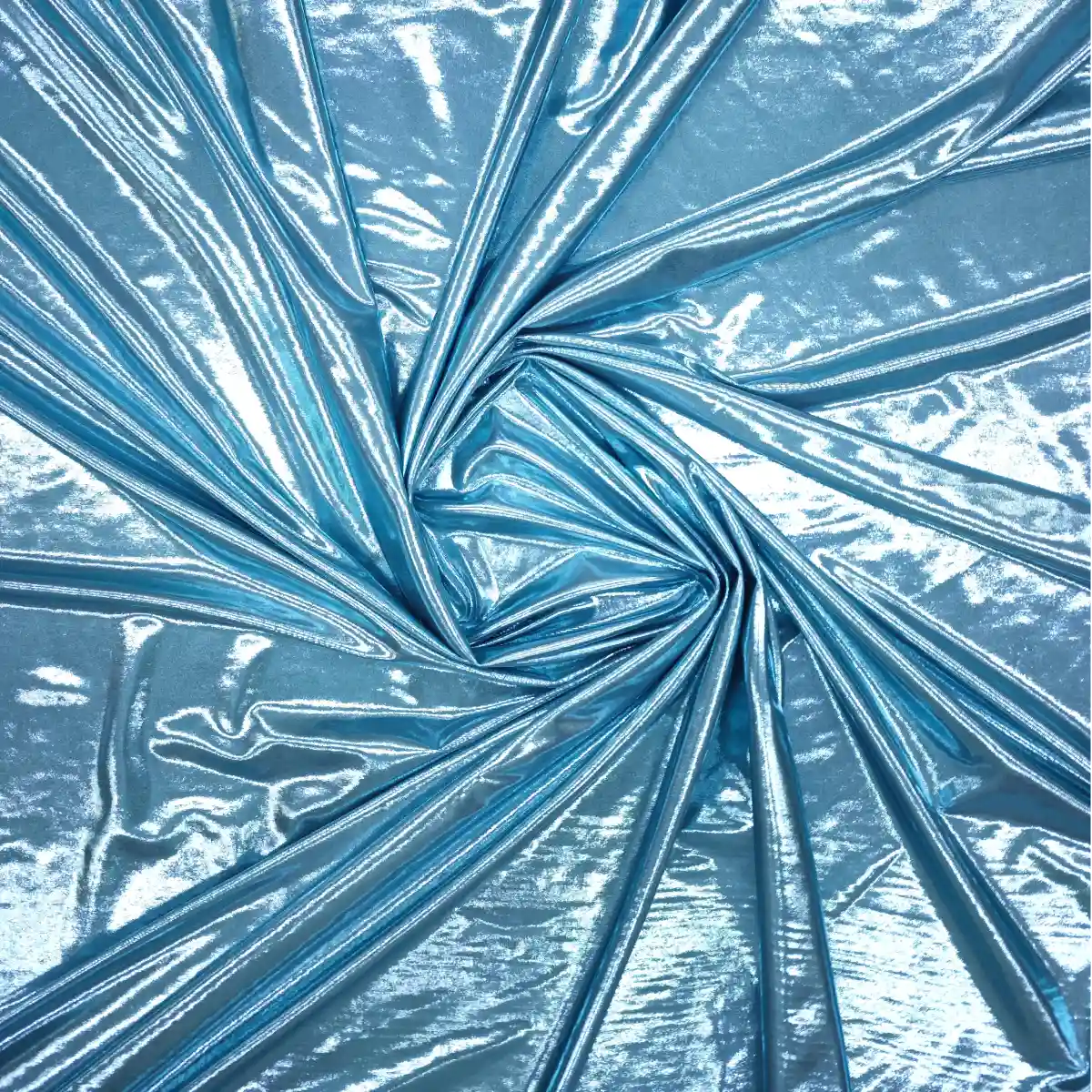 Lycra Peliculizata - Turcoaz metalizat - Ahura
