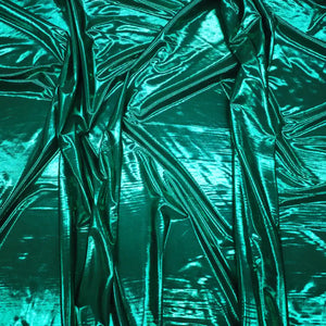 Lycra Peliculizata - Verde smarald metalizat - Ahura