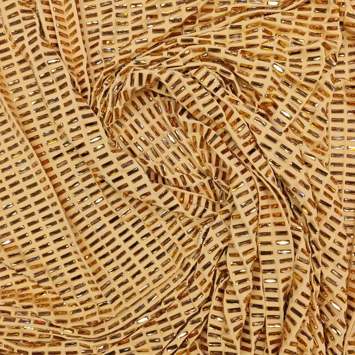 Lycra Accesorizata cu Cristale Dreptunghiulare - Ahura