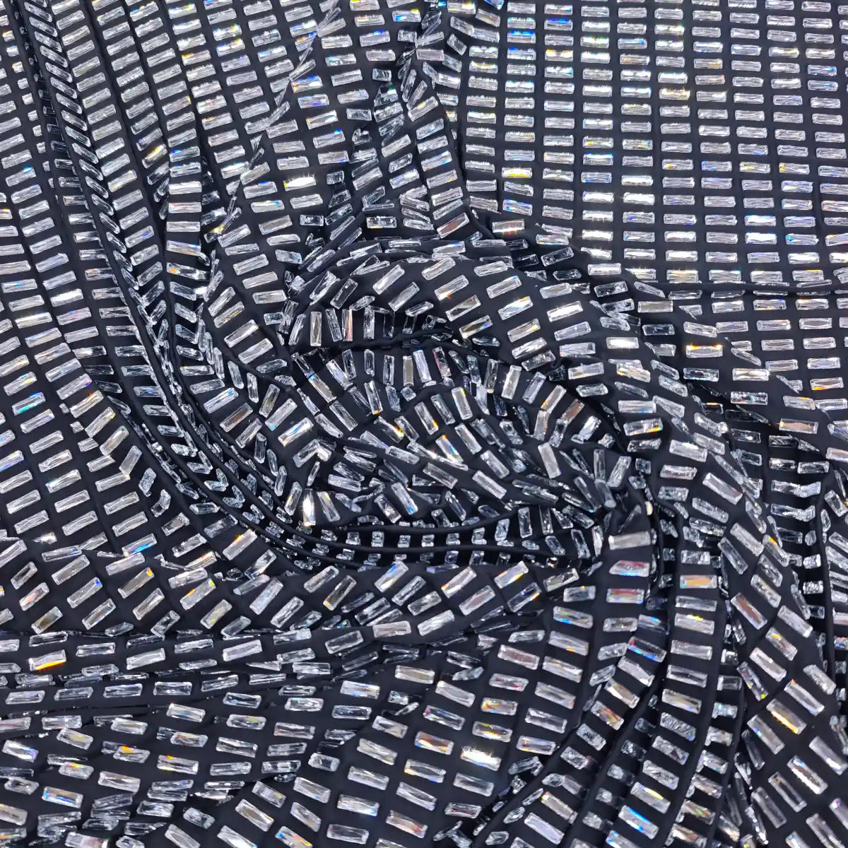 Lycra Accesorizata cu Cristale Dreptunghiulare - Ahura