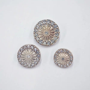 Nasturi plastic cu Cristale M5 - Ahura