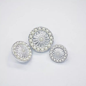 Nasturi plastic cu Perle M7 - Ahura