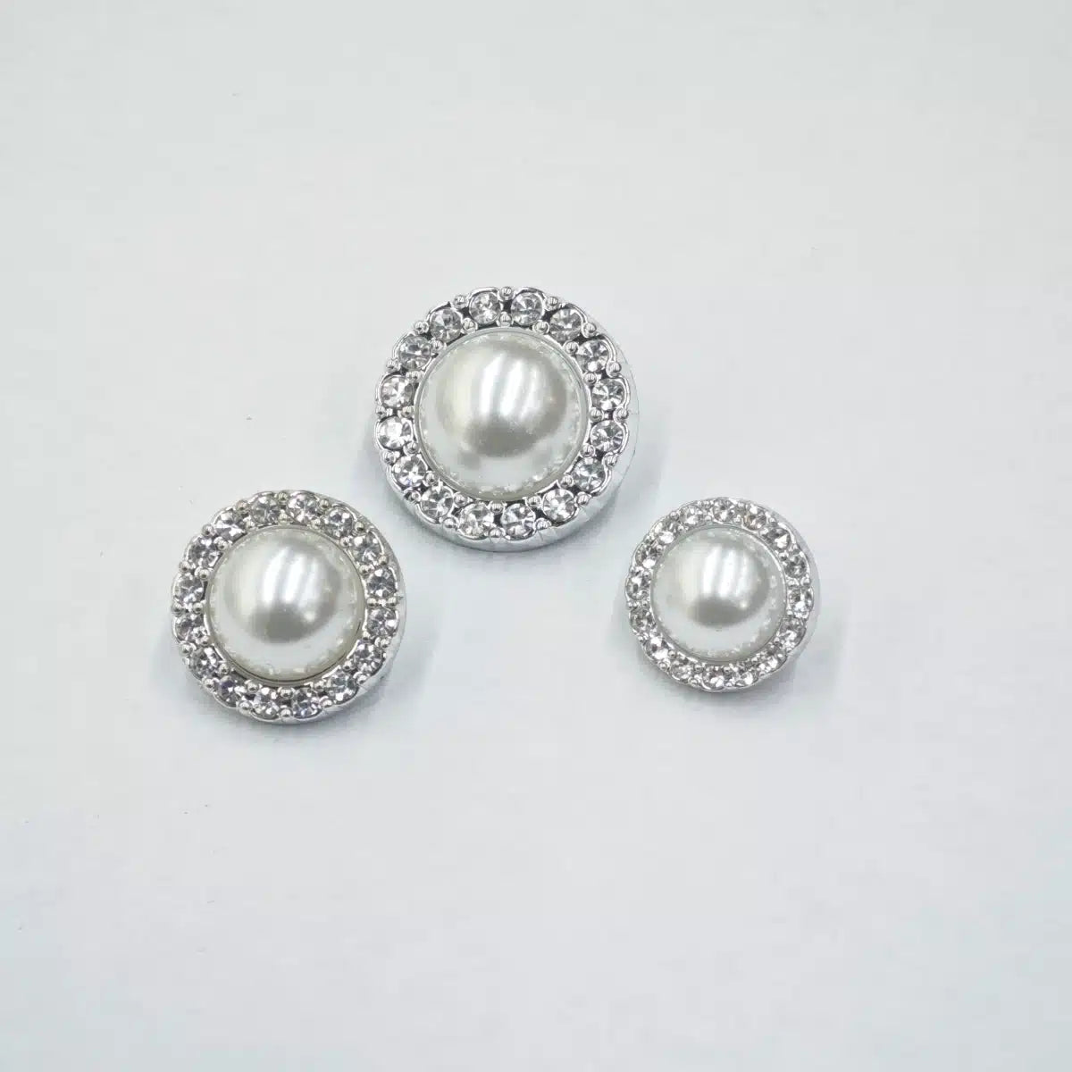 Nasturi plastic cu Perle si Cristale M3 - Ahura