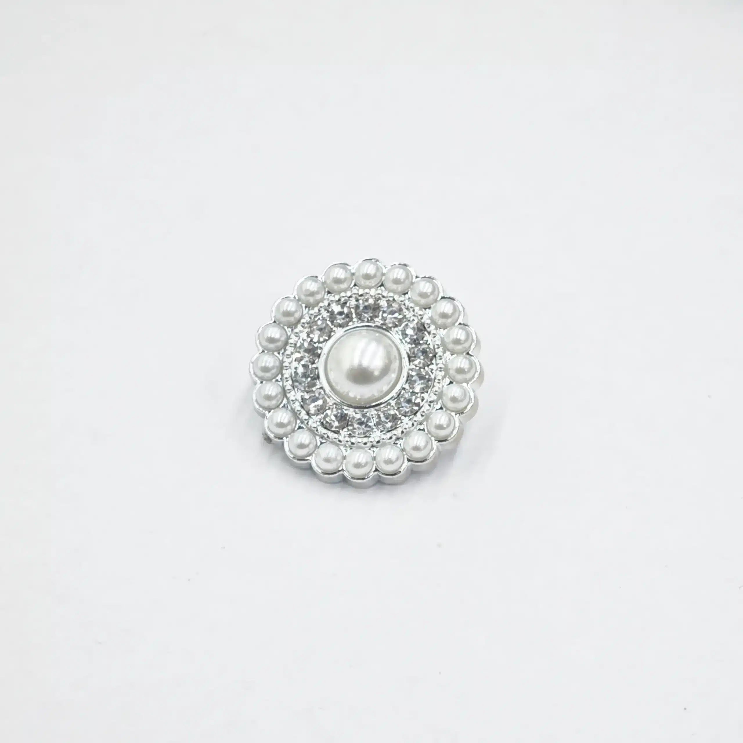 Nasturi plastic cu Perle si Cristale M5 - Ahura