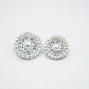 Nasturi plastic cu Perle si Cristale M5 - Ahura