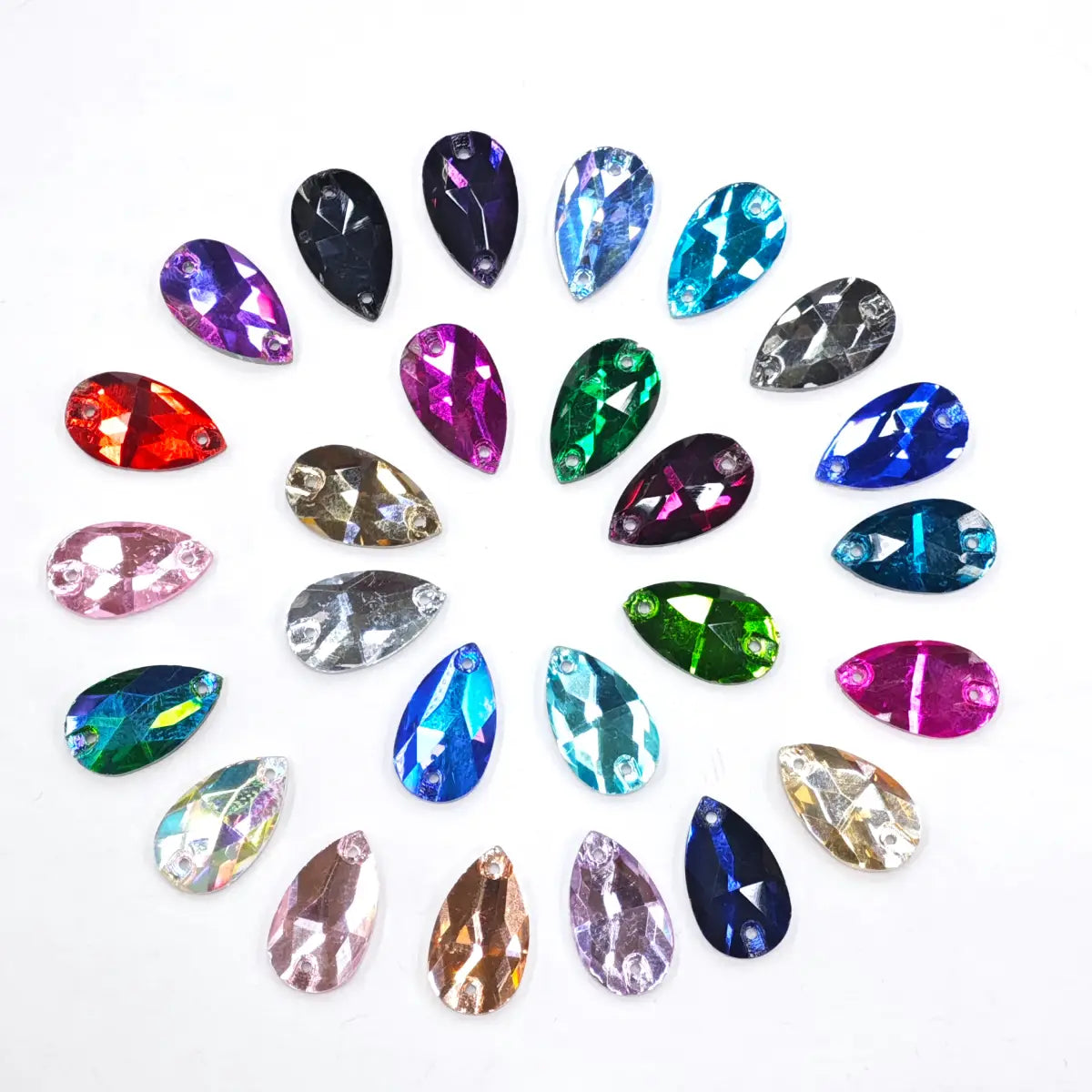 Piatră pentru cusut tip lacrimă 18x10.5mm - Ahura