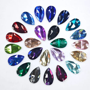 Piatră pentru cusut tip lacrimă 28x16mm - Ahura