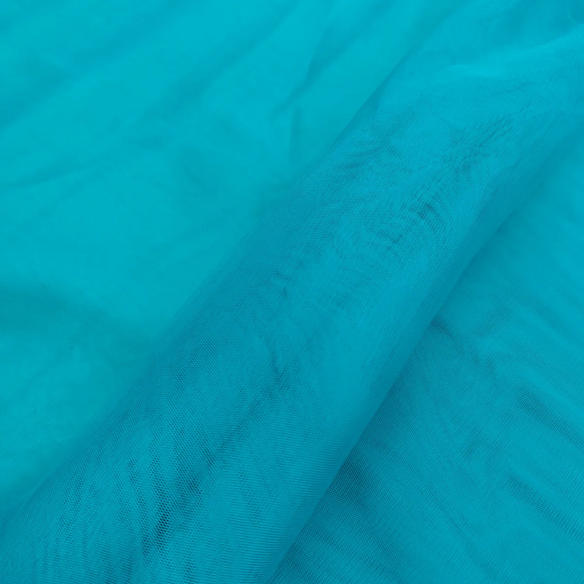 Tulle 3M latime - Albastru Caraibe (C26) - Ahura