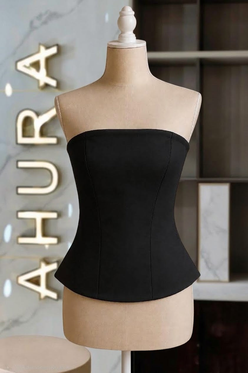 Corset Modelator Alma Minimalist - Negru
