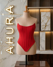 Corset Modelator Victoria - Rosu