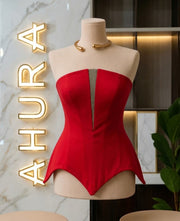 Corset Modelator Phoenix Arch - Rosu
