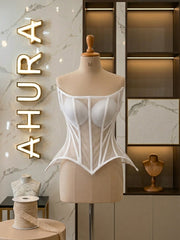 Corset Modelator Illusion Queen - Alb