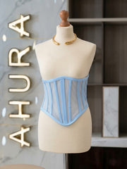 Corset Modelator Underbust - Bleu