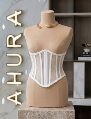 Corset Modelator Underbust - Alb