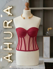 Corset Modelator Cupe Apropiate - Grena
