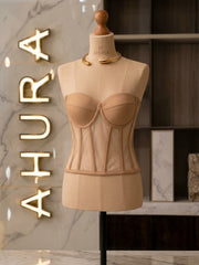 Corset Modelator Cupe Apropiate - Bej