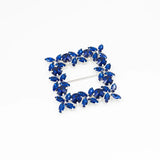 Cataramă pătrată cu cristale 6x6 cm - Ahura