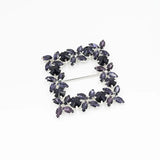 Cataramă pătrată cu cristale 6x6 cm - Ahura