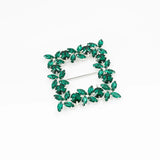 Cataramă pătrată cu cristale 6x6 cm - Ahura