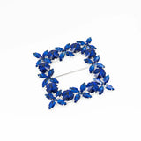 Cataramă pătrată cu cristale 9x9 cm - Ahura