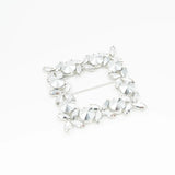 Cataramă pătrată cu cristale 9x9 cm - Ahura