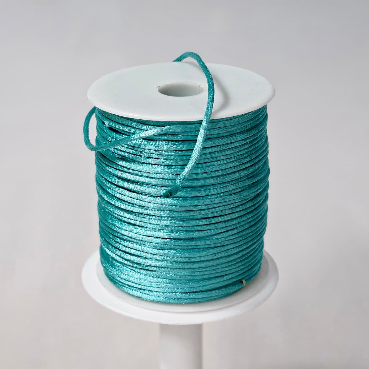 Snur Satinat Turcoaz